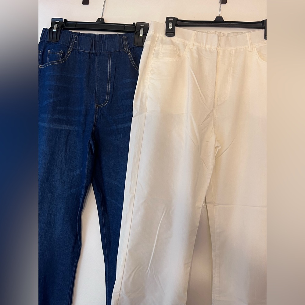 👖🌸 JEANS PANTS PULL ONS 🌸Summer Perfect, size M, ✨Brand New, Never worn.🌞🌻